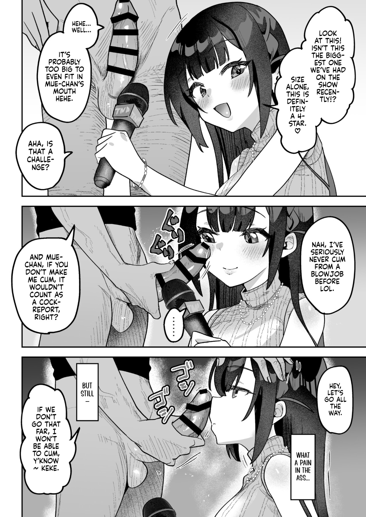 Hentai Manga Comic-Mue-Chan, Penis Gourmet Reporter-Read-23